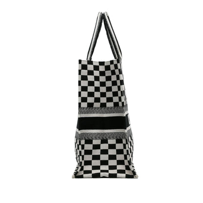 Dior Large Check Book Tote (SHG-zGJnju)