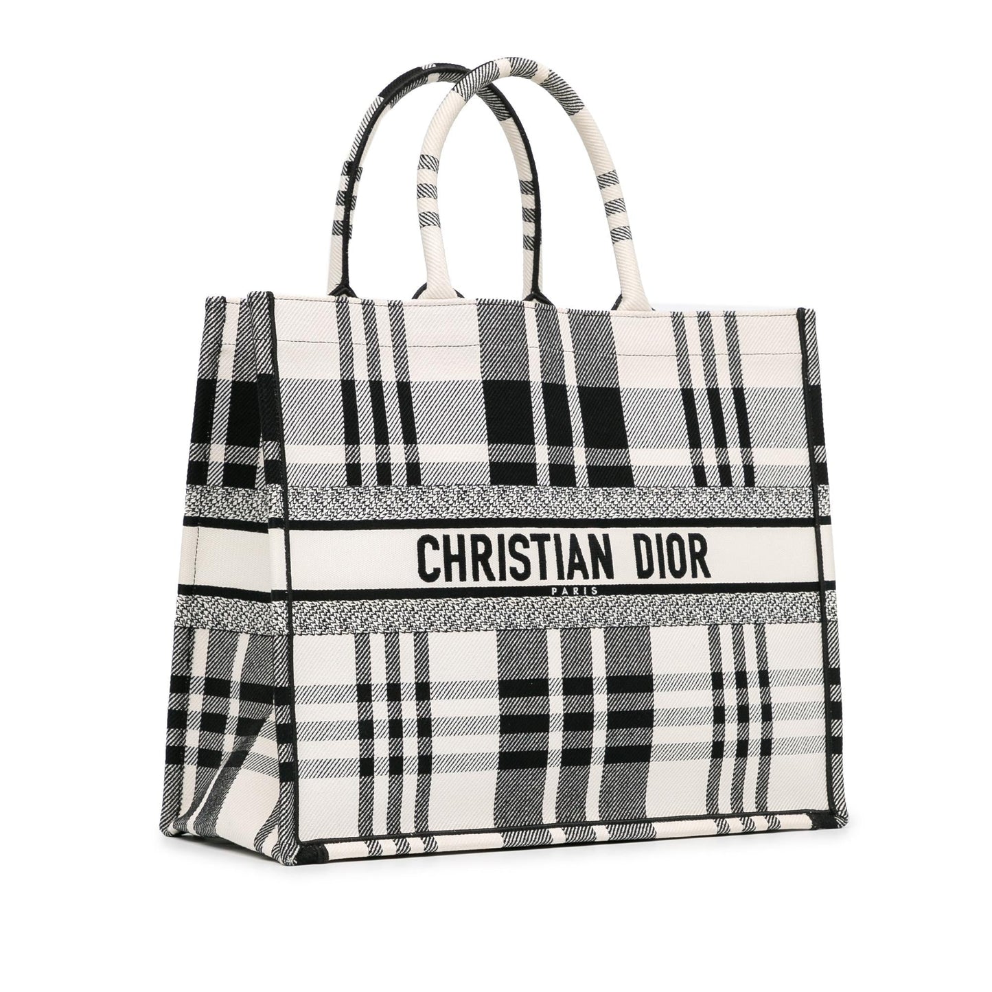Dior Large Check'n'Dior Book Tote (SHG-ZkMe5m)
