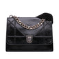 Dior Large Crackled Deerskin Diorama Satchel