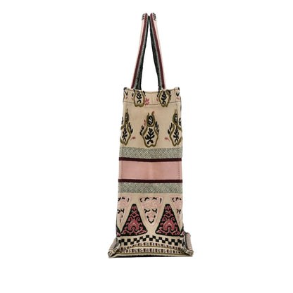 Dior Large Geometric Embroidered Book Tote (SHG-OToGGs)