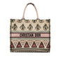 Dior Large Geometric Embroidered Book Tote (SHG-OToGGs)