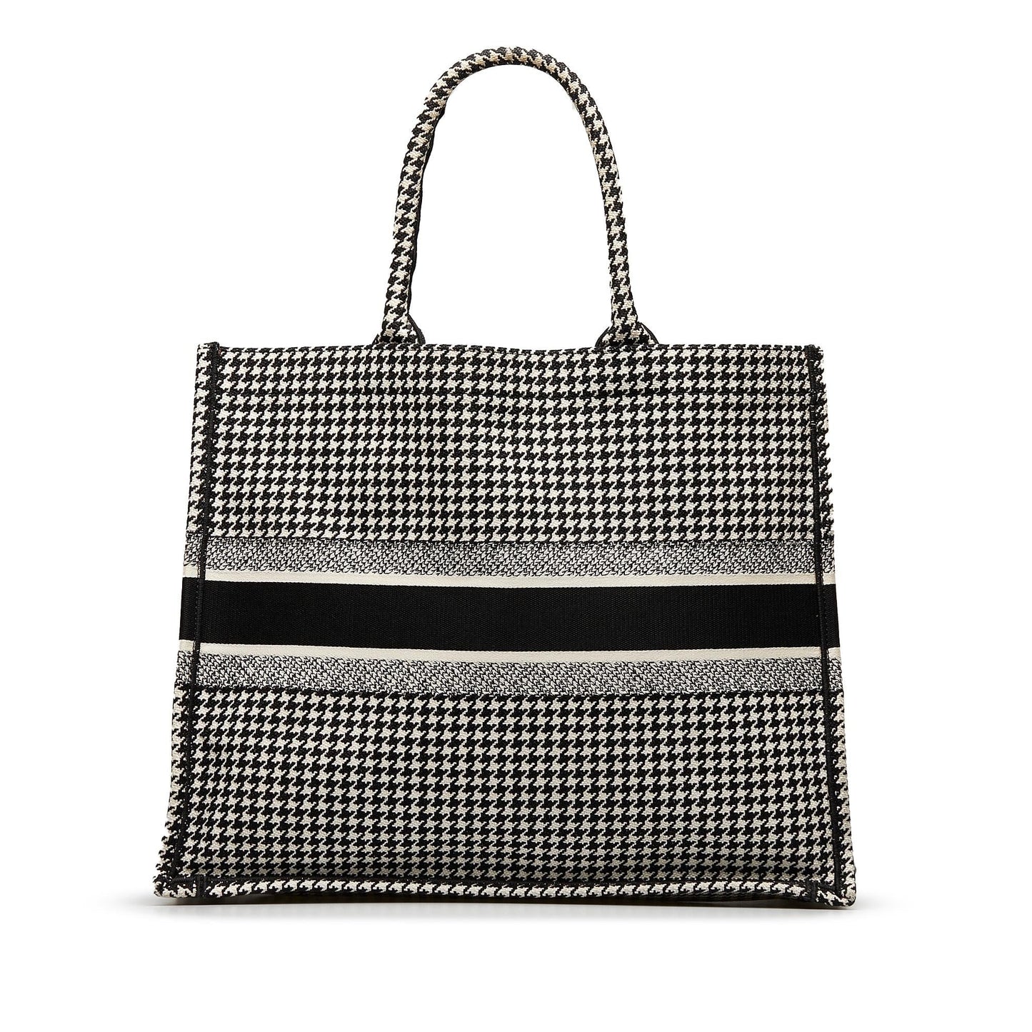 Dior Large Houndstooth Book Tote