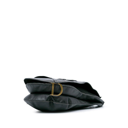 Dior Leather Baudrier Saddle Bag