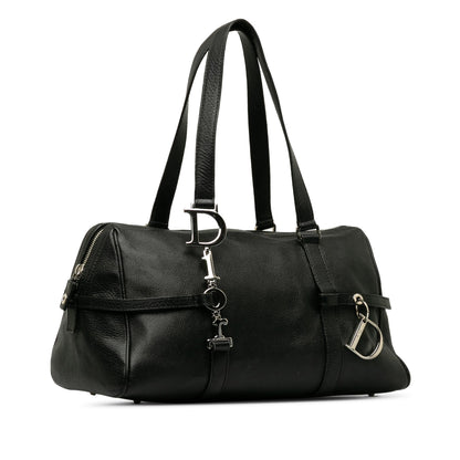 Dior Leather Logo Charms Handbag (SHG-fL9Dpl)