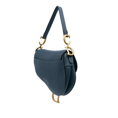 Dior Leather Saddle Bag