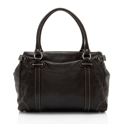 Saint Laurent Leather Mini Tote Bag