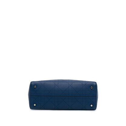 Dior Medium Calfskin Cannage Ultradior Tote (SHG-2YrDRK)