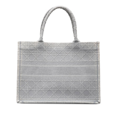 Dior Medium Cannage Embroidered Book Tote (SHG-dwrZnB)