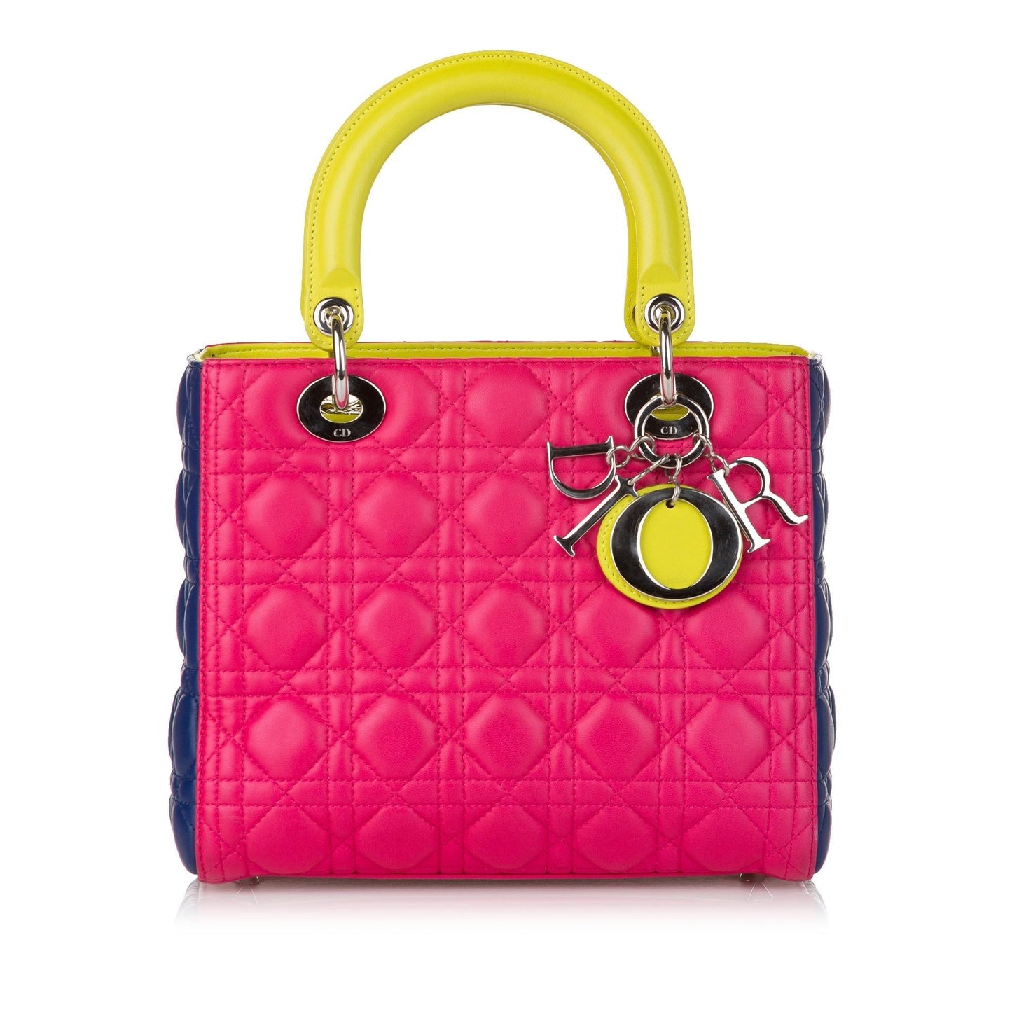 Dior Medium Cannage Dior Lambskin Leather Satchel (SHG-34493)