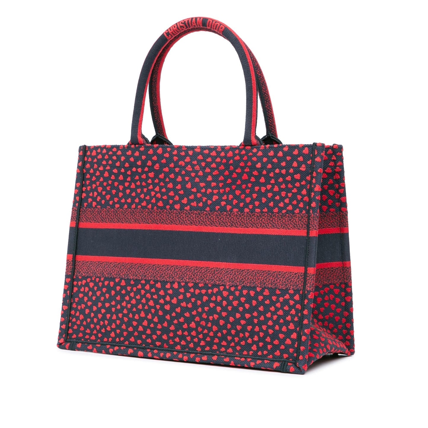 Dior Medium Canvas Pop Hearts I Love Paris Book Tote