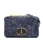 Dior Medium Denim Floral Caro Bag