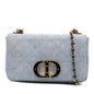 Dior Medium Denim Macrocannage Caro Bag
