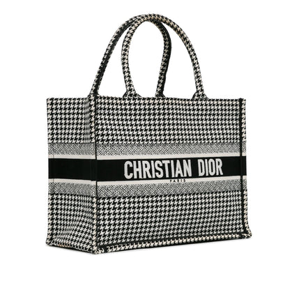 Dior Medium Houndstooth Book Tote (SHG-LsZQ4L)