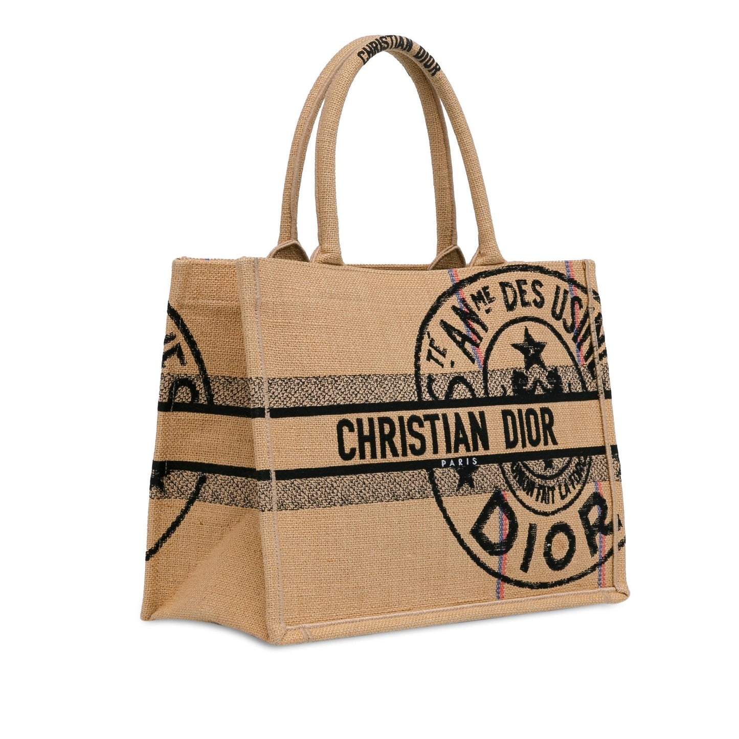 Dior Medium Jute Book Tote (SHG-UjhMOF)