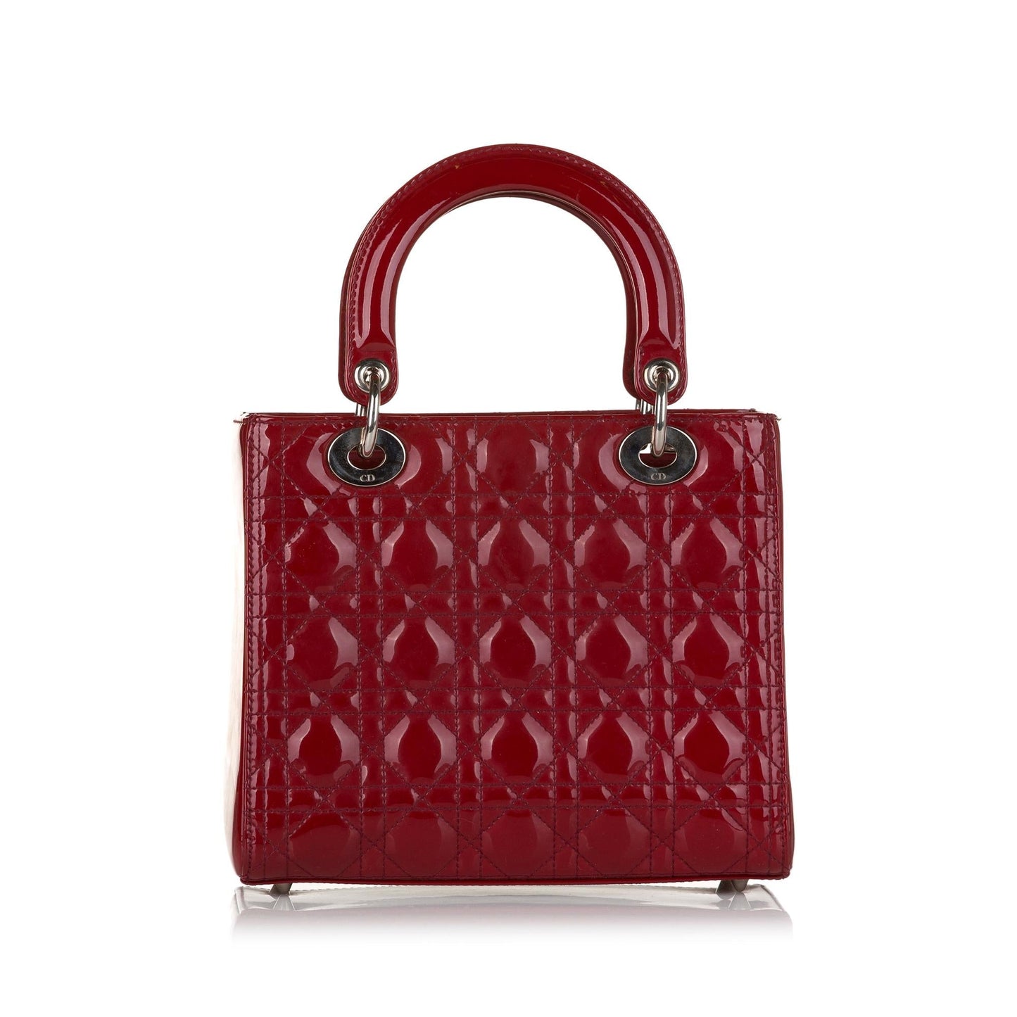 Dior Medium Dior Patent Leather Satchel (SHG-36129)