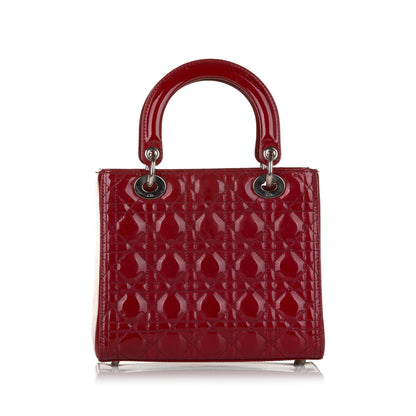 Dior Medium Dior Patent Leather Satchel (SHG-36129)