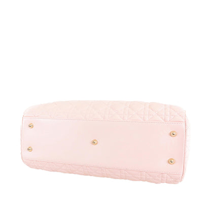 Dior Medium Lambskin Cannage Dior Soft Shopping Tote (SHG-cZhMo2)
