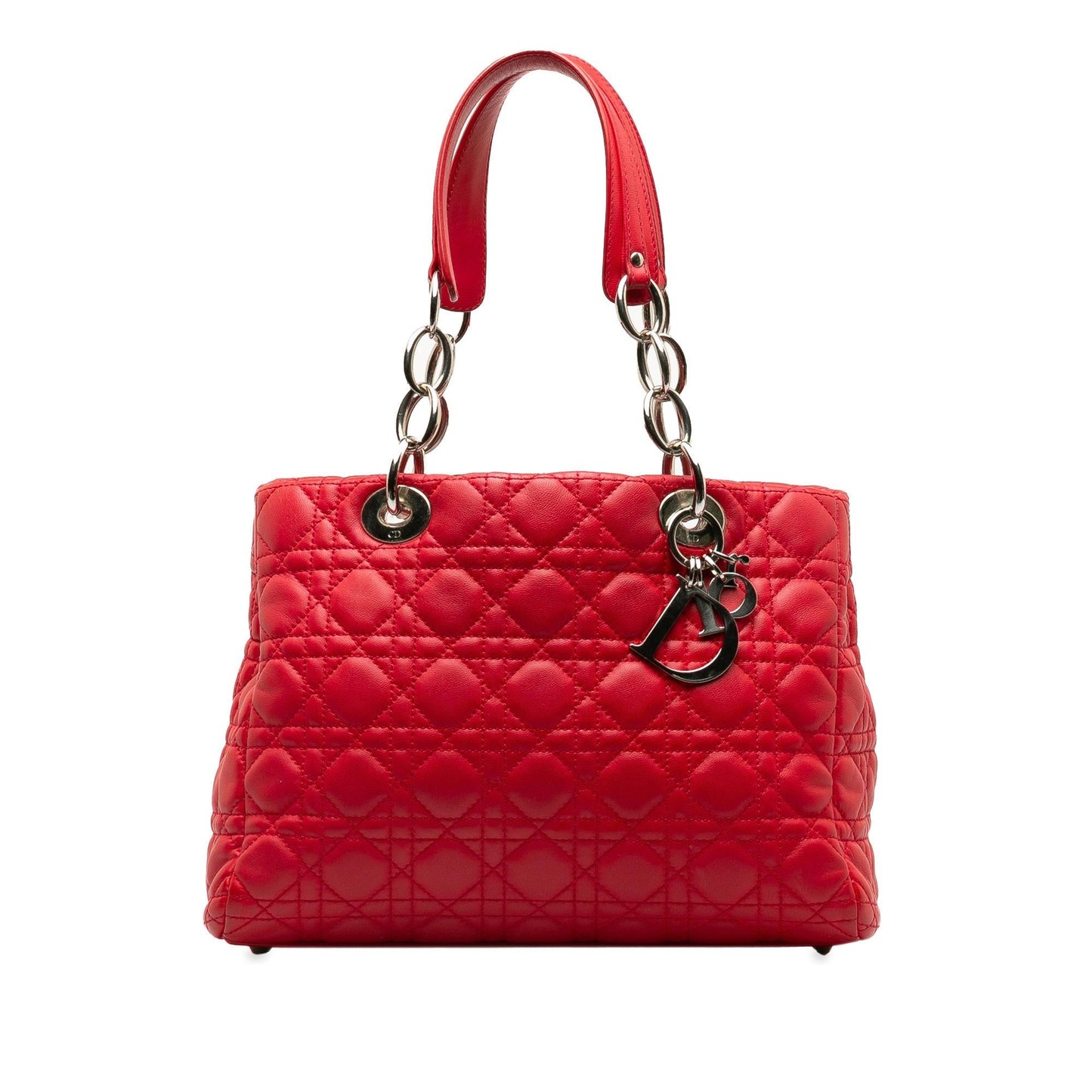 Dior Medium Lambskin Cannage Dior Soft Shopping Tote (SHG-egShR2)