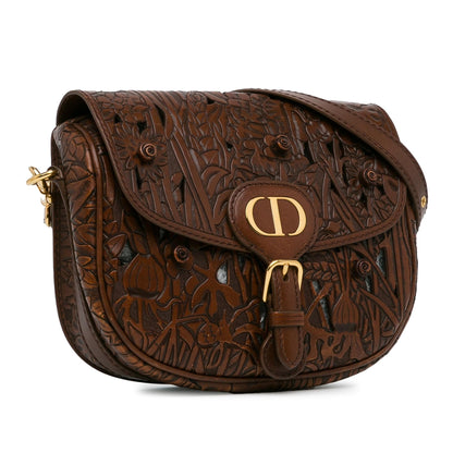 Dior Medium Laser Cut Floral Bobby (SHG-WuA4PN)