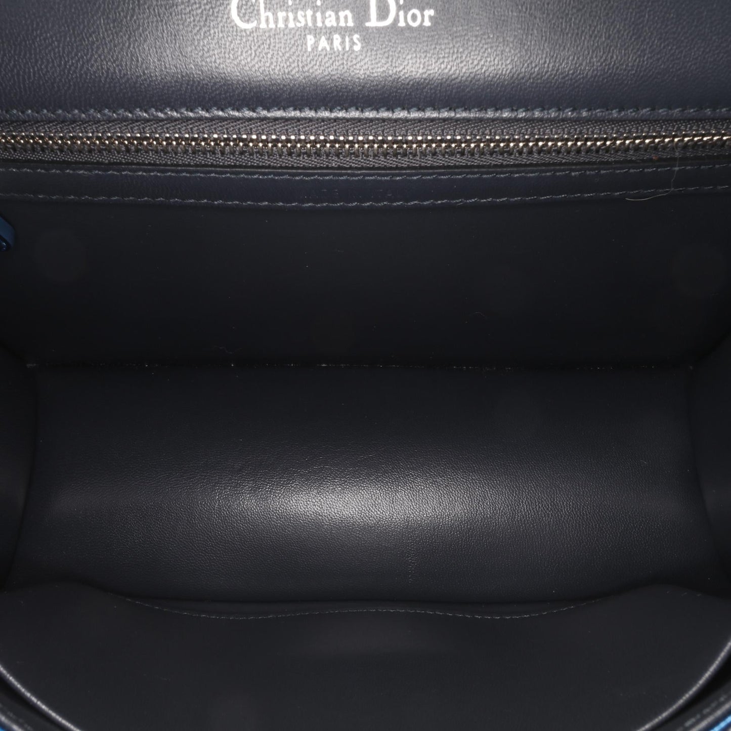 Dior Medium Metallic Patent Microcannage Diorama Crossbody