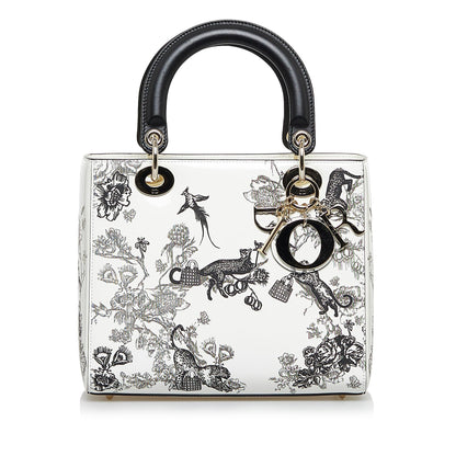Dior Lady Dior Leather Mini Handbag
