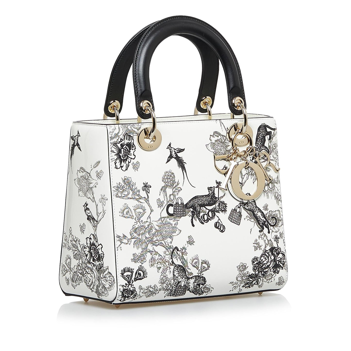 Dior Lady Dior Leather Mini Handbag