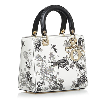 Dior Lady Dior Leather Mini Handbag