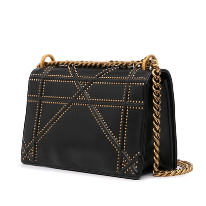 Dior Medium Studded Lambskin Diorama Flap