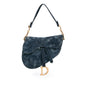 Dior Medium Tie Dye Printed Denim Saddle Bag (SHG-Oy4G3x)