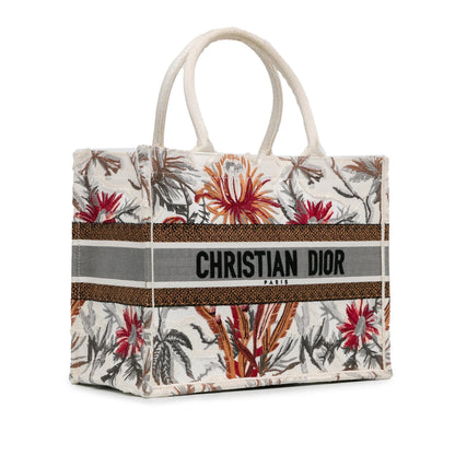 Dior Medium Toile de Jouy Tropicalia Book Tote (SHG-2OSMGq)