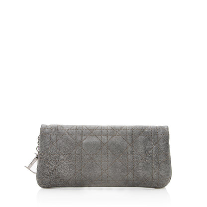 Dior Metallic Calfskin Dior Pouch Crossbody Bag (SHF-19229)