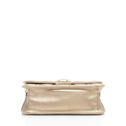 Dior Metallic Lambskin Cannage Miss Dior Promenade Crossbody (SHF-79db0Q)
