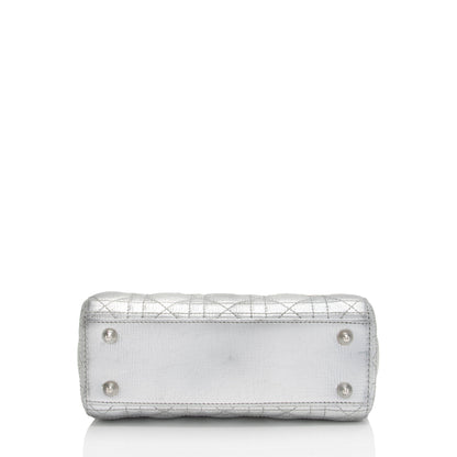 Dior Metallic Leather Dior Small Tote (SHF-4YtjmZ)
