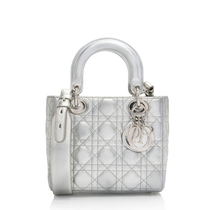 Dior Metallic Leather Dior Small Tote (SHF-4YtjmZ)