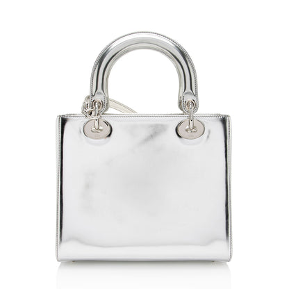 Dior Metallic Patent Leather Dior Medium Tote