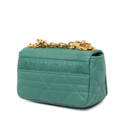 Dior Micro Calfskin Cannage Supple Caro Bag