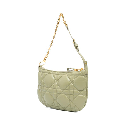 Dior Mini Calfskin Macrocannage Dior Caro Tulip Bag