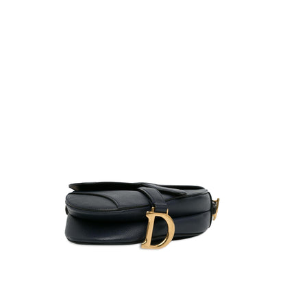 Dior Mini Grained Calfskin Saddle Bag (SHG-Mm6ZEe)