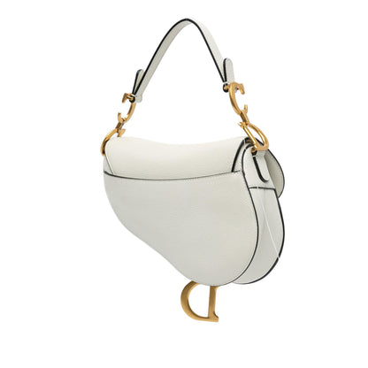 Dior Mini Leather Saddle Bag