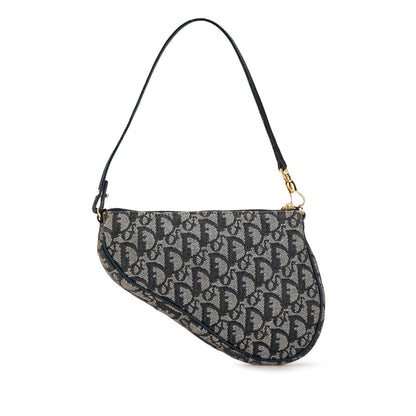 Dior Mini Oblique Saddle Pochette (SHG-sQyfuU)