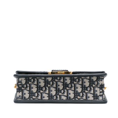 Dior Oblique 30 Montaigne East West Bag with Chain (SHG-Aqam3m)