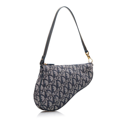 Saint Laurent Pochette Mini Canvas Handbag