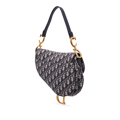 Dior Oblique Canvas Saddle Bag