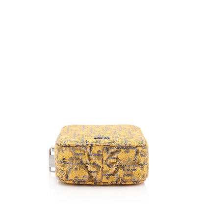 Saint Laurent Nylon Leather Mini Crossbody Bag