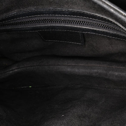 Dior Oblique Embossed Calfskin Saddle Bag