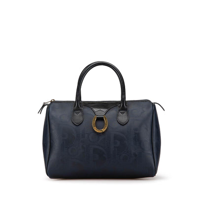 Dior Oblique Trotter Coated Canvas Boston Bag