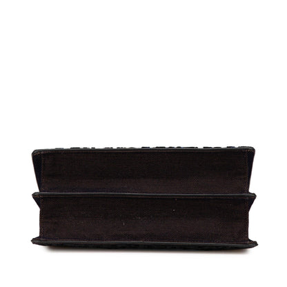 Dior Oblique Velvet Diorama Satchel