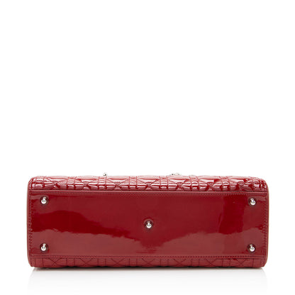 Dior Patent Leather Dior Large Tote (SHF-19305)