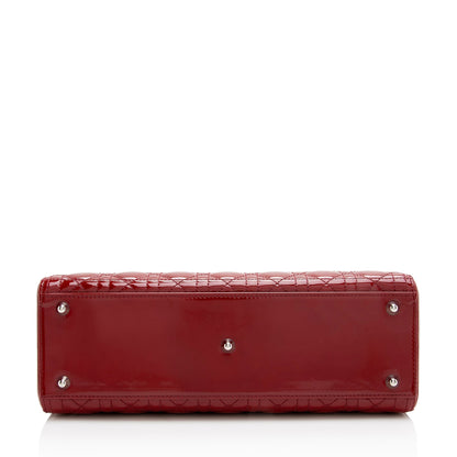 Dior Patent Leather Dior Large Tote (SHF-22848)