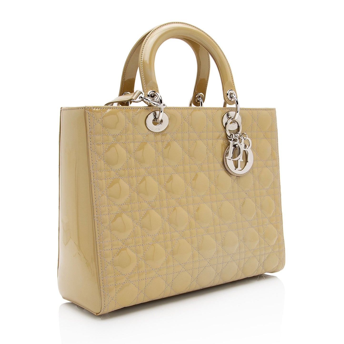 Dior Lady Dior Leather Mini Tote Bag